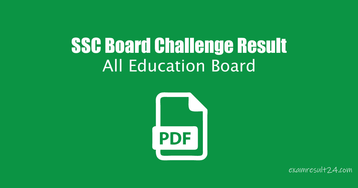 SSC Board Challenge Result